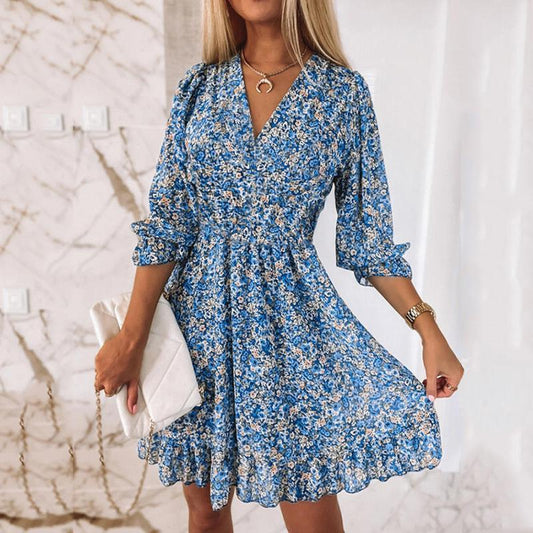 Pauline Laurent™ | Elegante Dames Lente Jurk