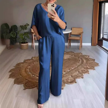 Sinara™ | Luxe Satijnen Damesset