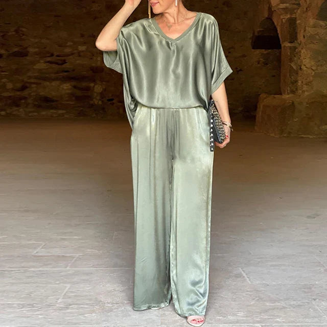 Sinara™ | Luxe Satijnen Damesset