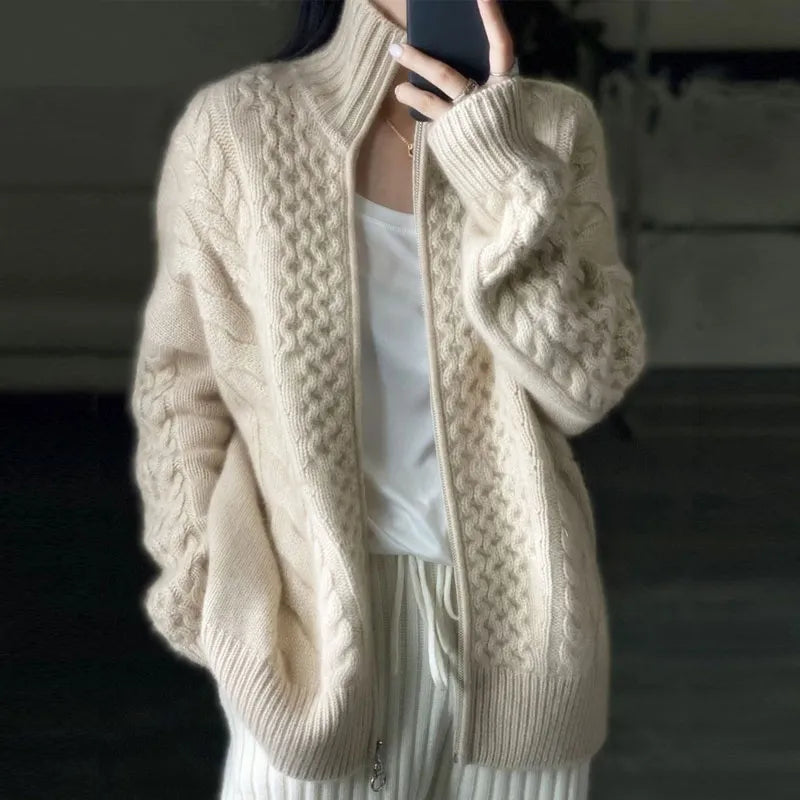 Lexi™ l Cashmere Gebreide Cardigan