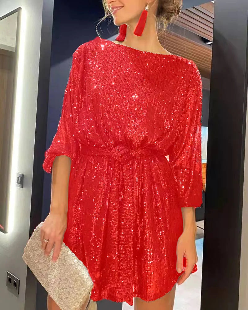 Maja™ l Elegante glitter jurkje