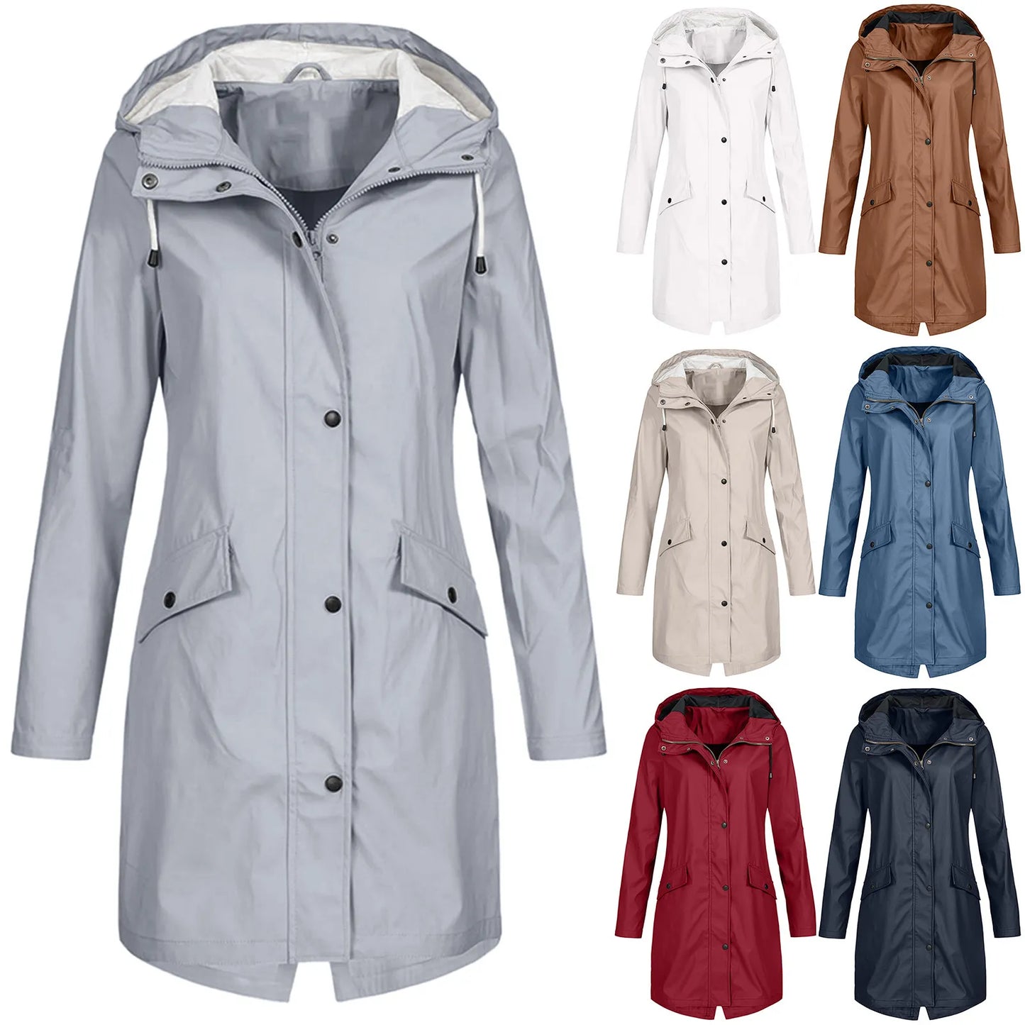 Marloes™| Waterdichte Regenjas Met Capuchon