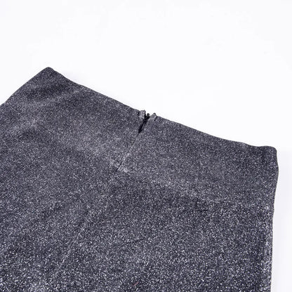 Lyla™ l Broek met hoge taille en glitter