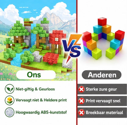 Magnetische Bouwblokken Mining World
