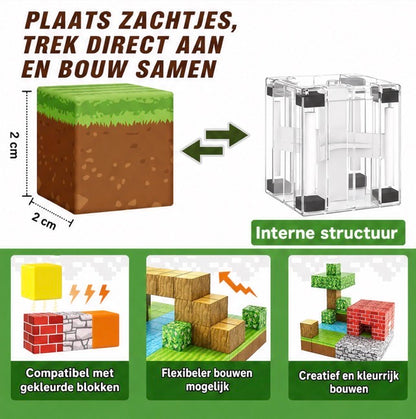 Magnetische Bouwblokken Mining World