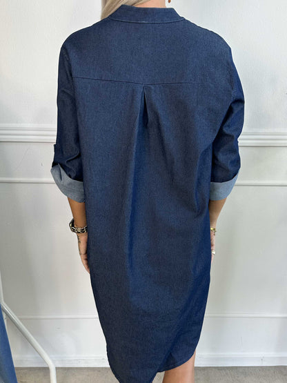 Sevira™ | Casual Denim Jurk