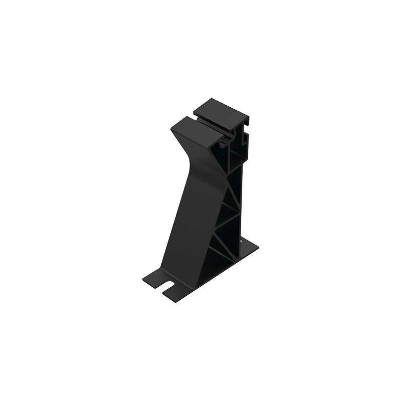 Hoge Aluminium Dakhaak Zwart (K-45-7-CZ)