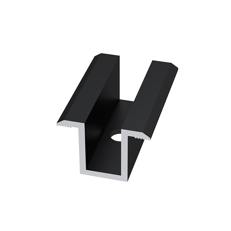 KENO Anodized Zwarte Middenklem