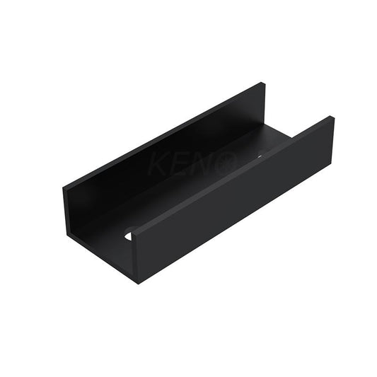 Zwarte Profielverbinder