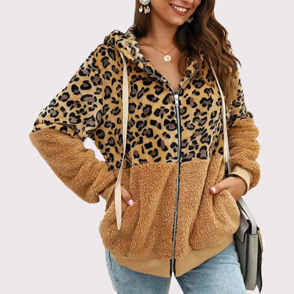 Sloane™| Vrouwen Luipaard Fleece Hoodies