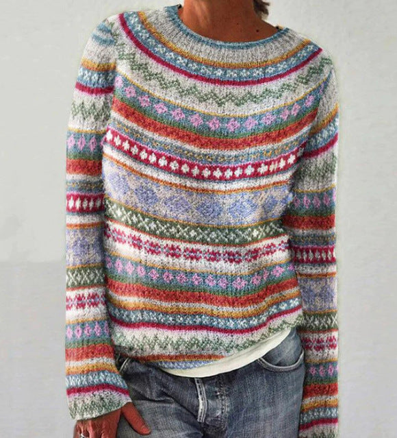 Kimberly™ l Casual Gebreide Patroon Trui