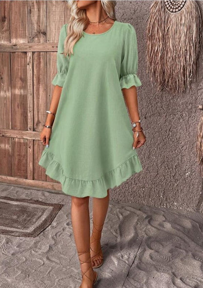 Sassa™ l Zomerjurk met ruches