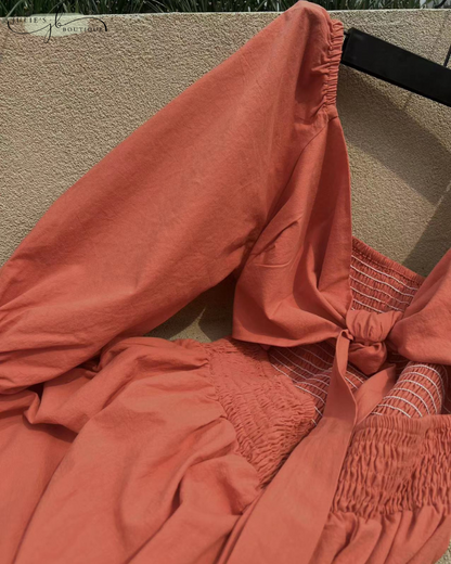 Helia™ | Franse Jurk met Flaire Mouwen