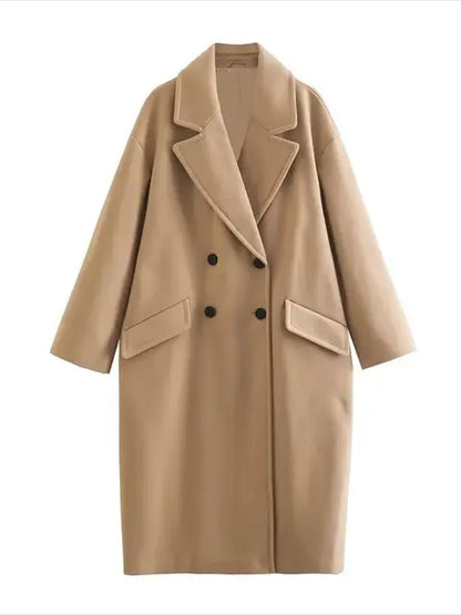 Amari ™ l Double Breasted Woolen Coat