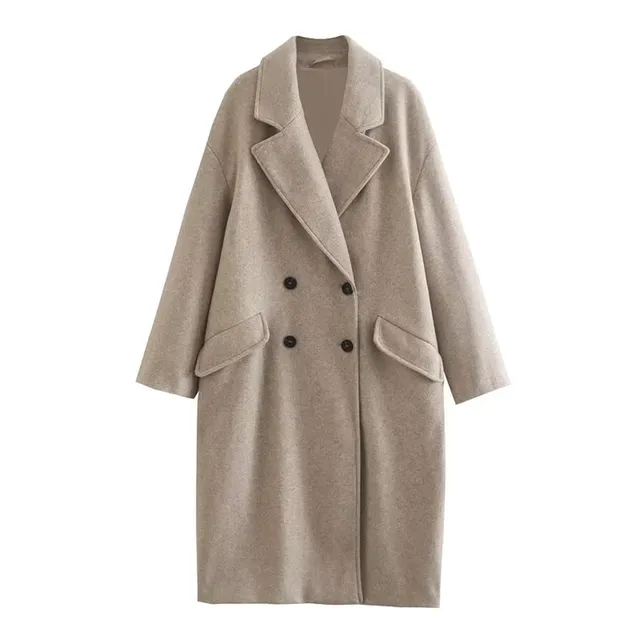 Amari ™ l Double Breasted Woolen Coat