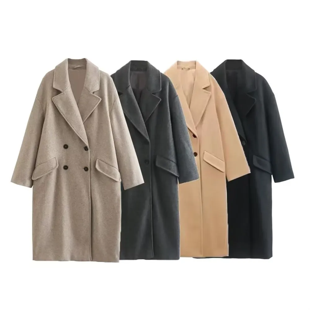 Amari ™ l Double Breasted Woolen Coat