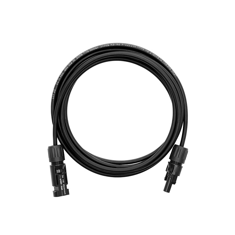 KENO Verlengkabel MC4 4mm², 0,5m, Zwart