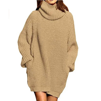Anastasia™ l Oversized Lange Mouwen gebreide Coltrui met zakken