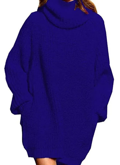 Anastasia™ l Oversized Lange Mouwen gebreide Coltrui met zakken