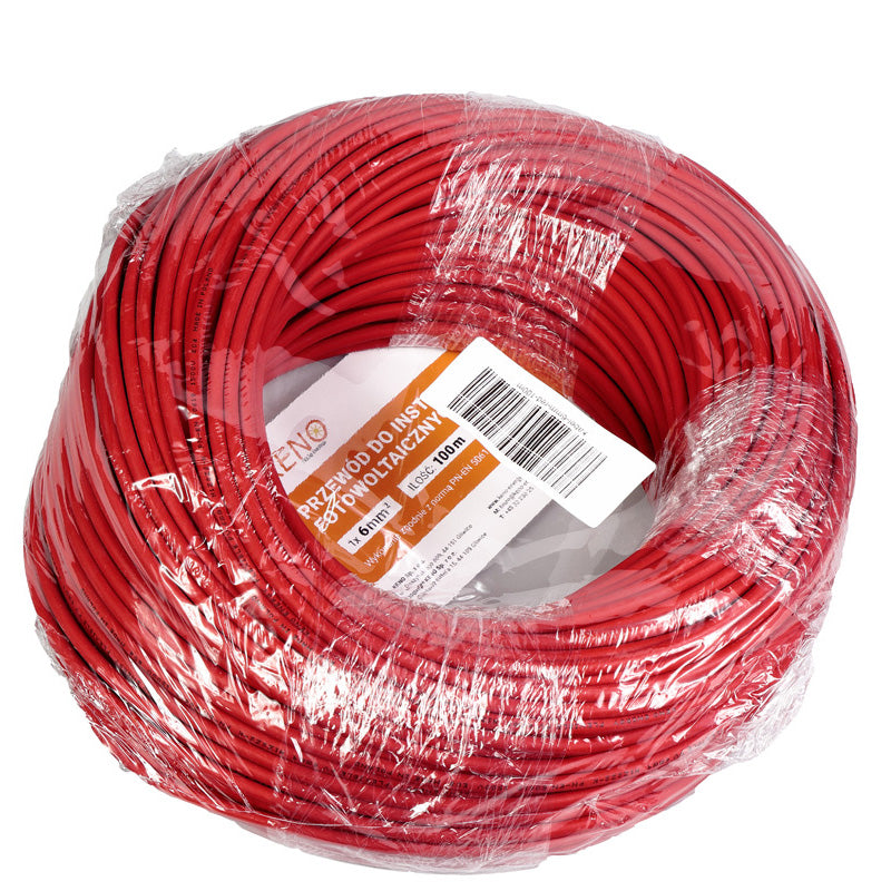 KENO 6mm Rode Kabel 100m