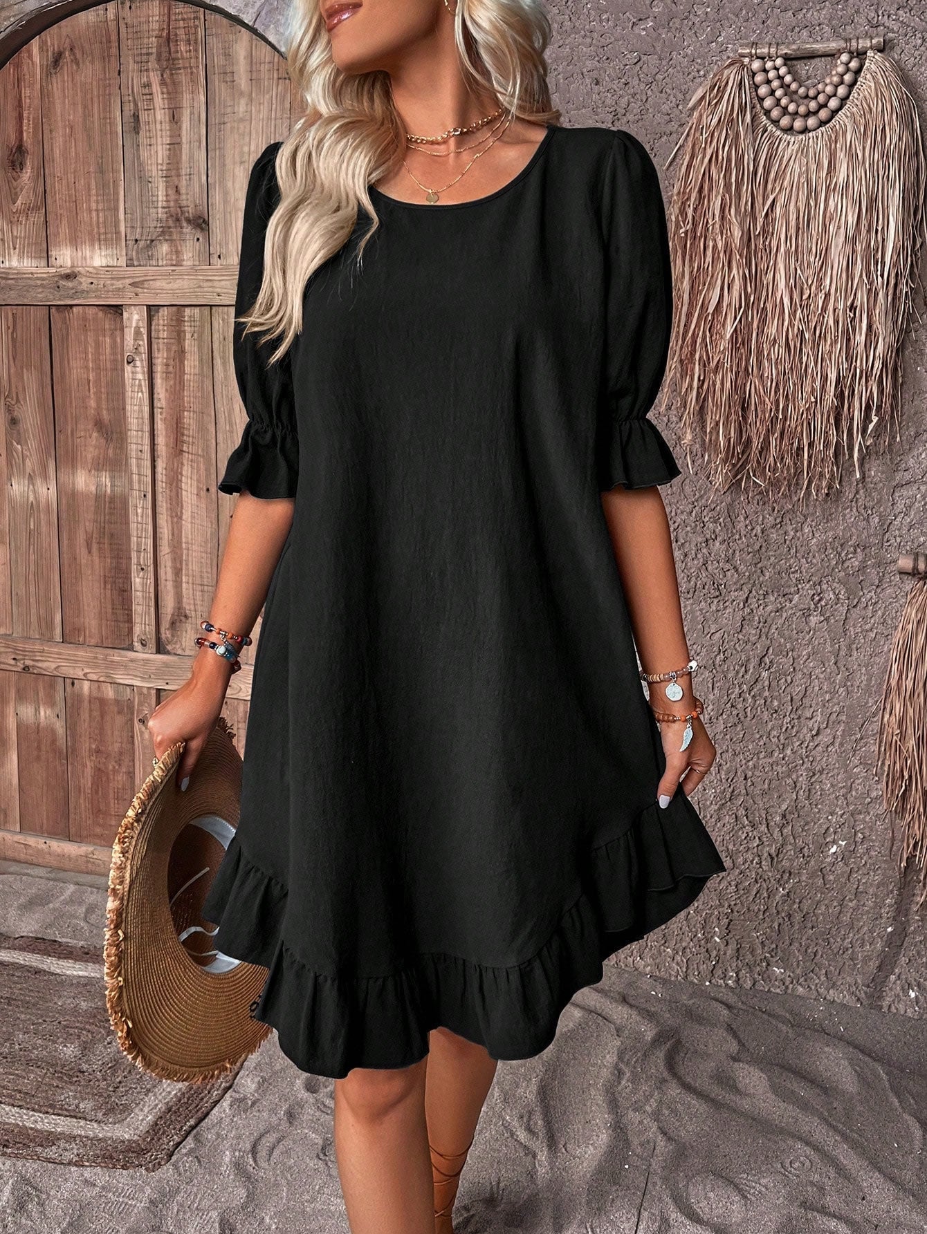 Sassa™ l Zomerjurk met ruches