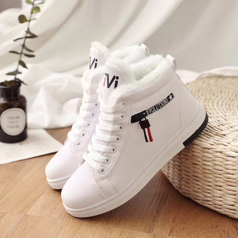 Camila™ | Dames Enkellaarzen Winter Pluche Sneakers