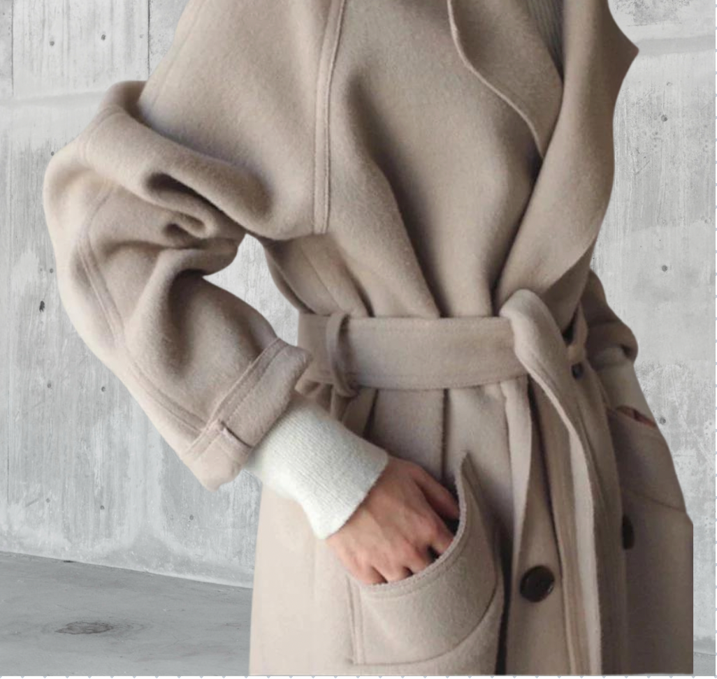 Lainey™ | Lange Wollen Dames Jas