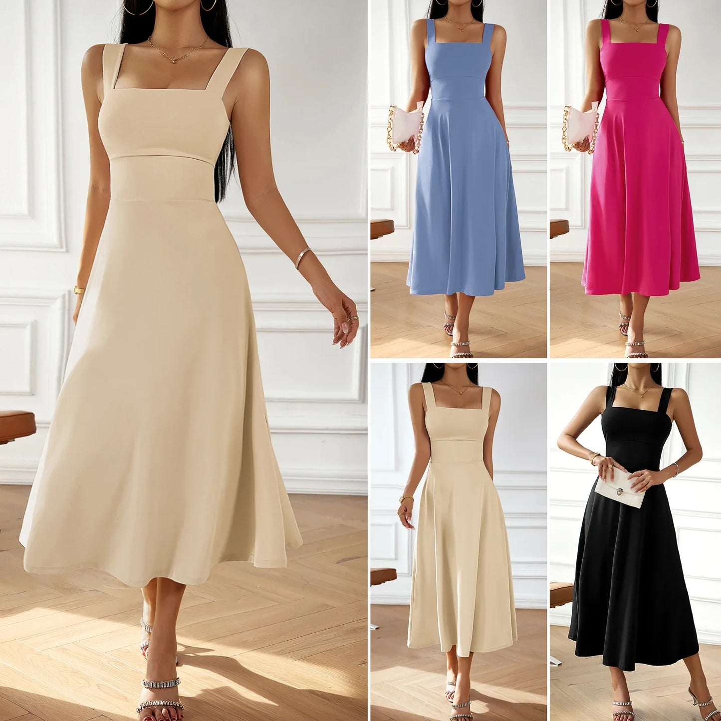 Aitana™ | Elegante lange jurk
