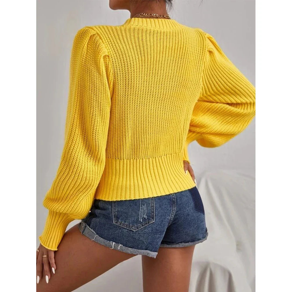 Delilah™ l Gebreide Twist Sweater
