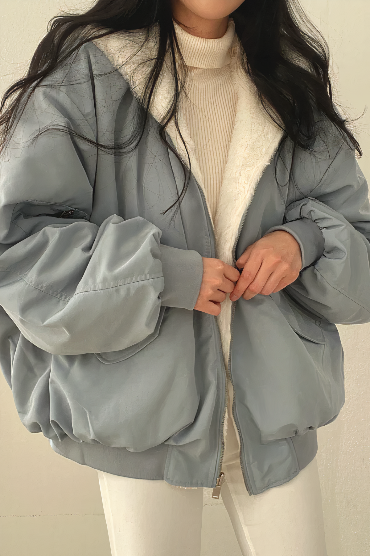 Nora™ l Winterjas met kasjmier capuchon