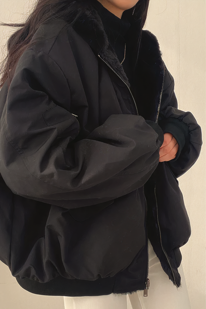 Nora™ l Winterjas met kasjmier capuchon