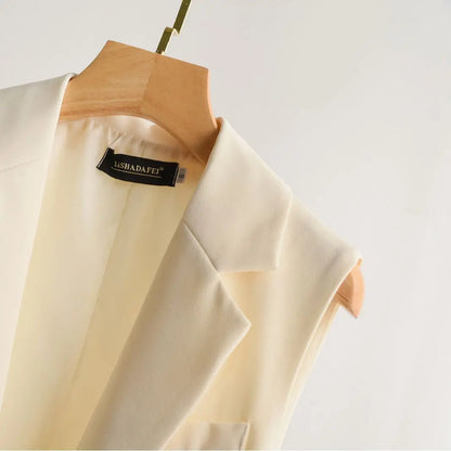 Alison™ | Klassieke Mouwloze Damesblazer