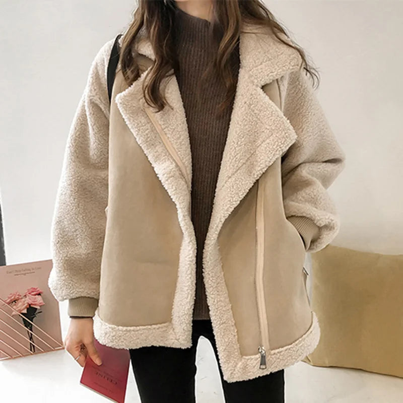 Lysandra™ | Warme Suède Winterjas