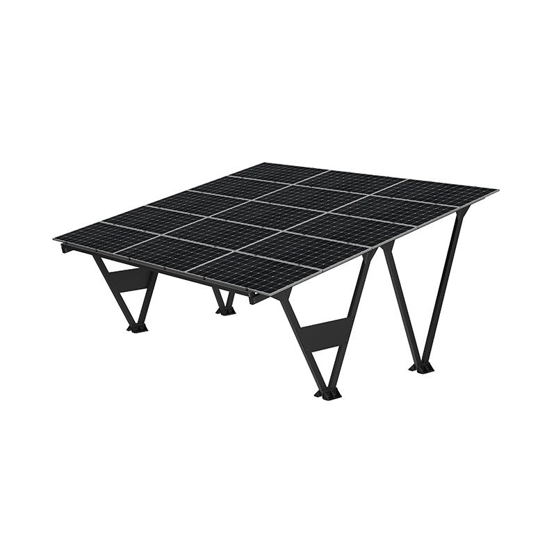 KENO Dubbelle Carport met Jinko 555 Half-Cut Modulen