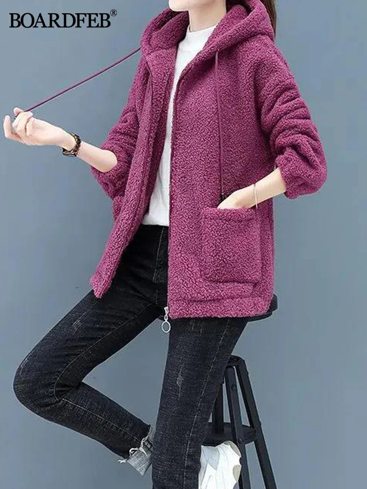 Nalia™ l Dames Fleece Vest Met Capuchon