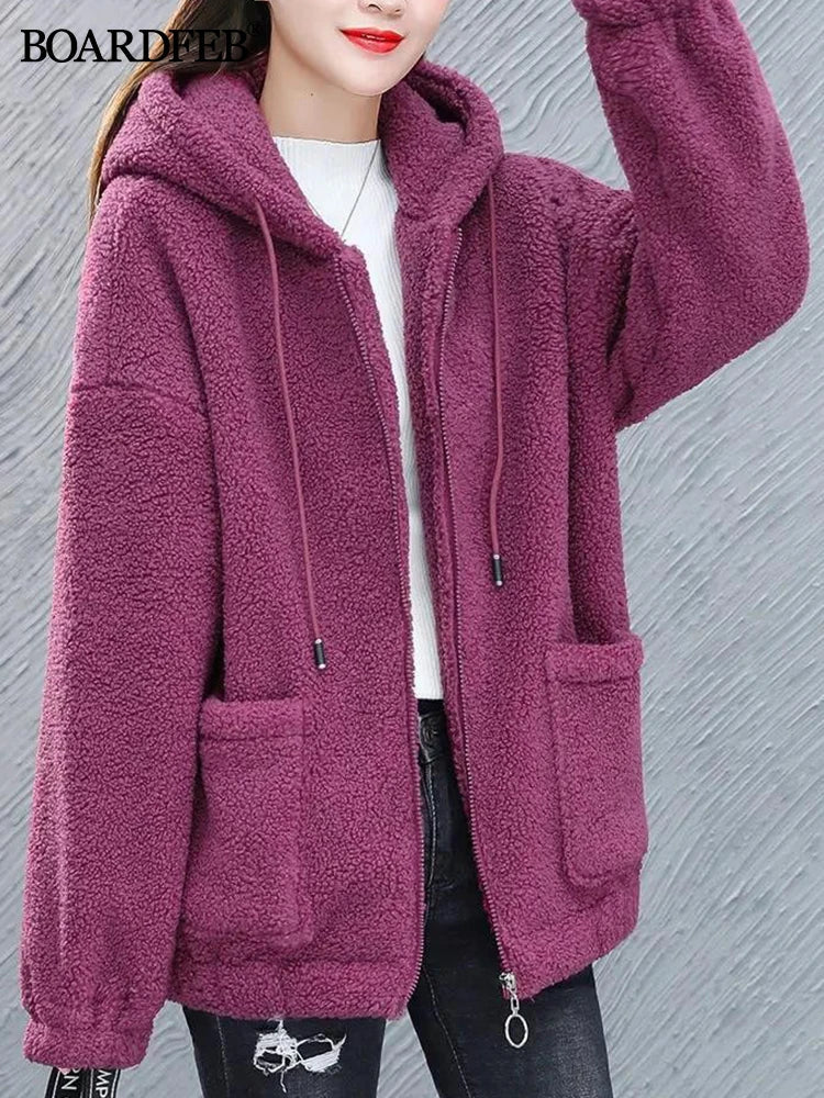 Nalia™ l Dames Fleece Vest Met Capuchon