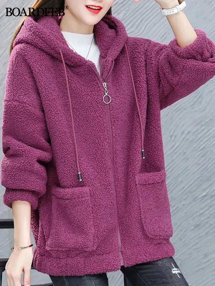 Nalia™ l Dames Fleece Vest Met Capuchon