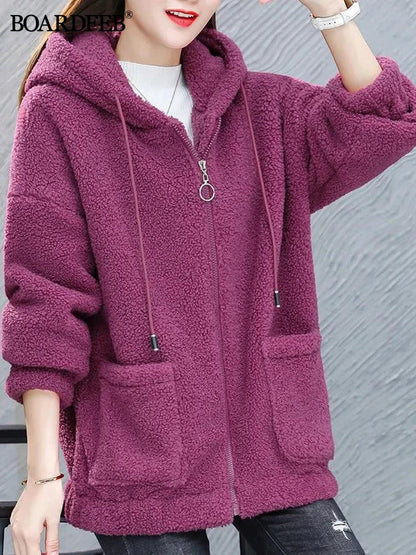 Nalia™ l Dames Fleece Vest Met Capuchon