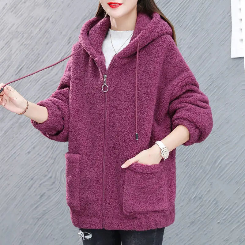 Nalia™ l Dames Fleece Vest Met Capuchon