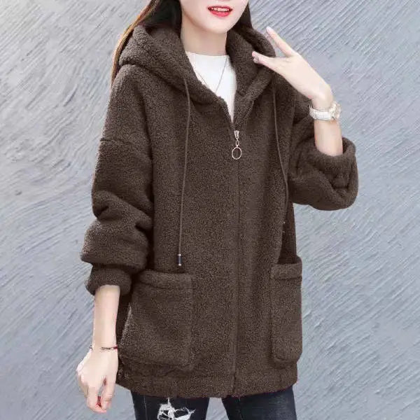 Nalia™ l Dames Fleece Vest Met Capuchon