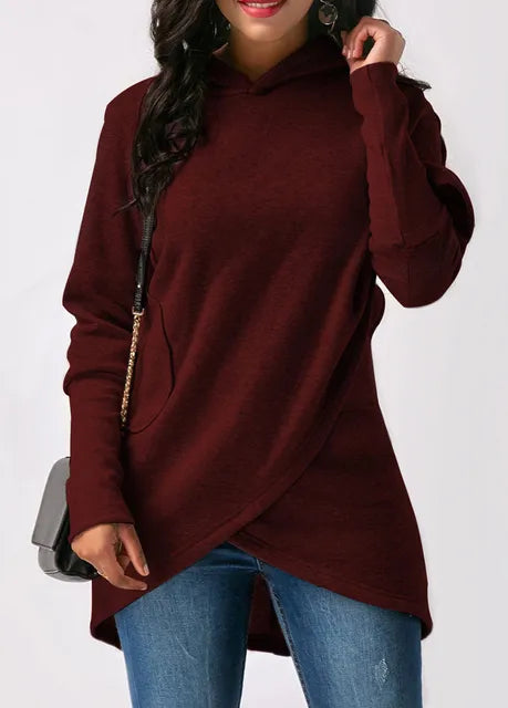 Jullia™ l Long sleeve Hooded Sweatshirt