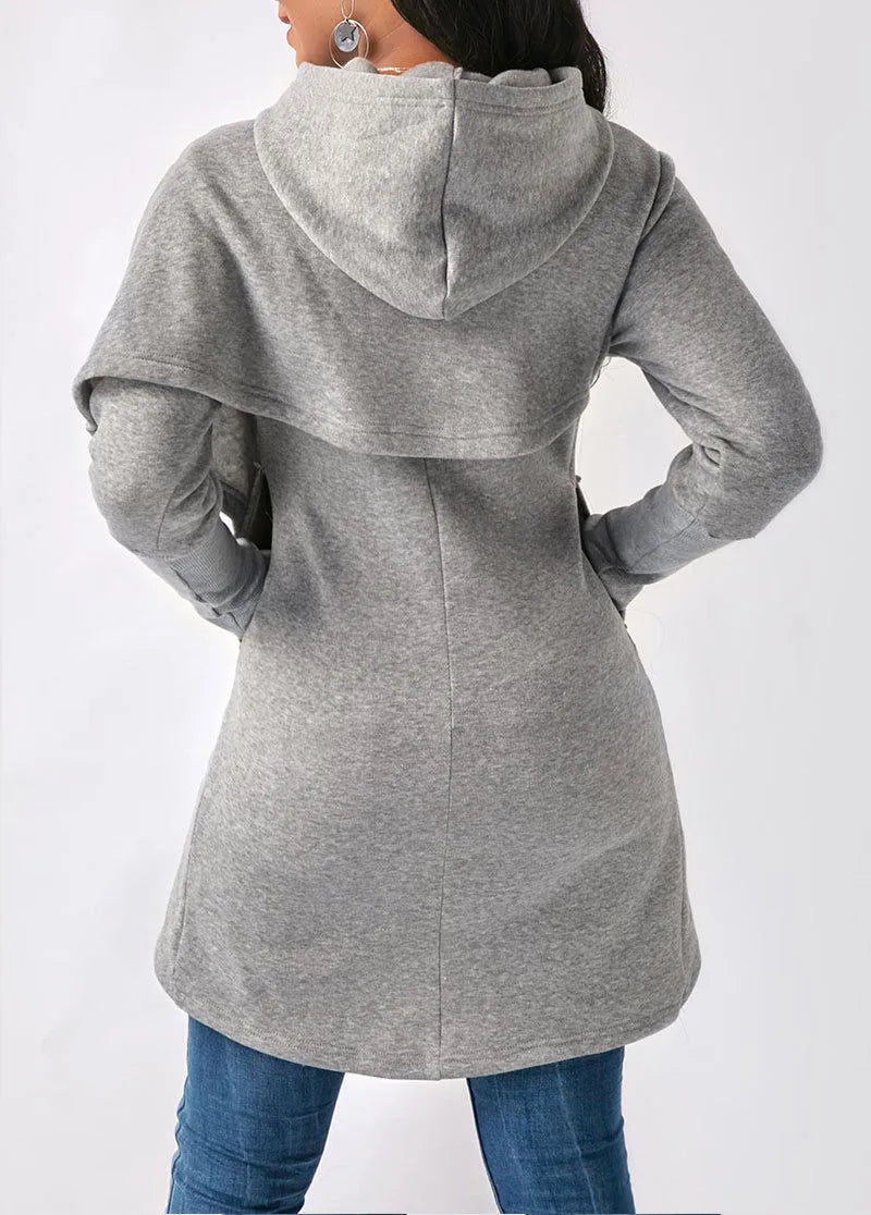 Jullia™ l Long sleeve Hooded Sweatshirt