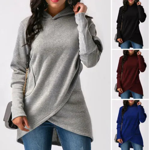 Jullia™ l Long sleeve Hooded Sweatshirt