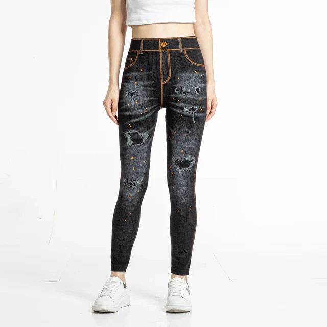 Caroline™ l Glanzende Naadloze Legging