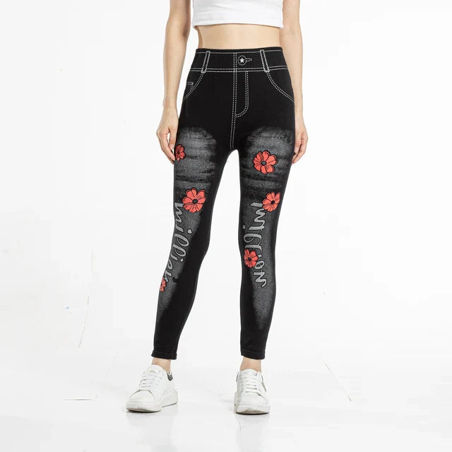 Caroline™ l Glanzende Naadloze Legging