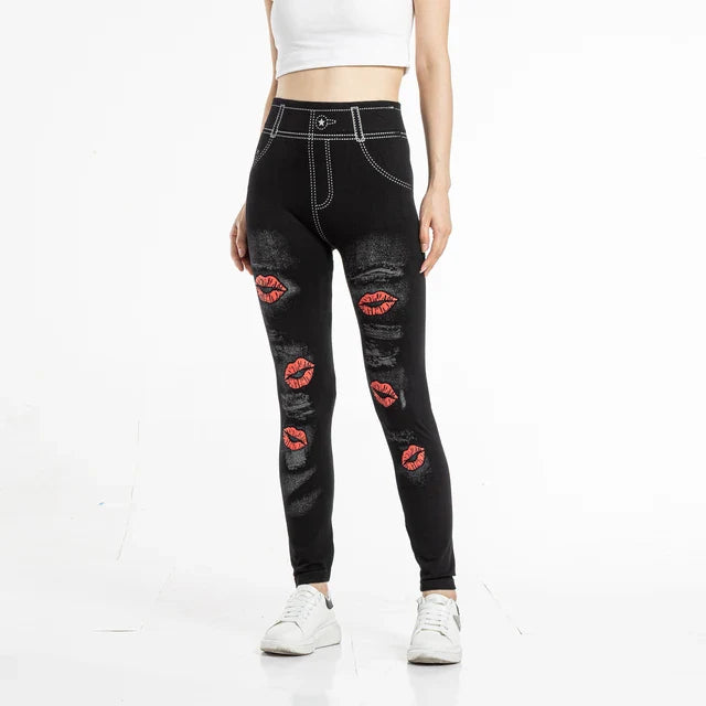 Caroline™ l Glanzende Naadloze Legging