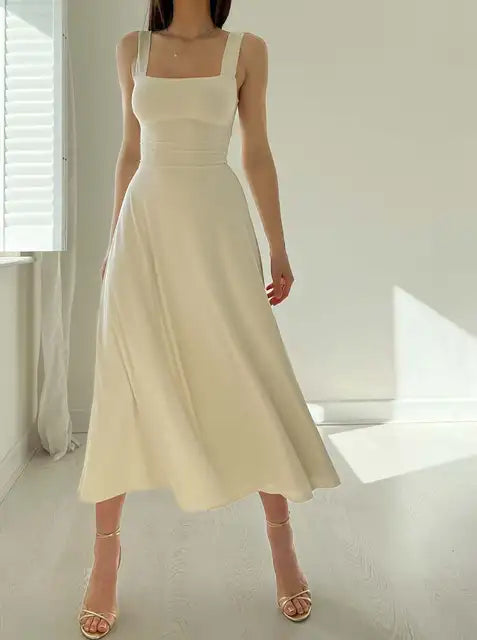 Francesca™ l Elegante lange jurk met een verfijnde pasvorm