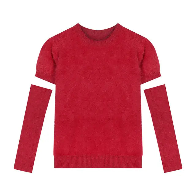 Clara™ l Croped Vintage Trui