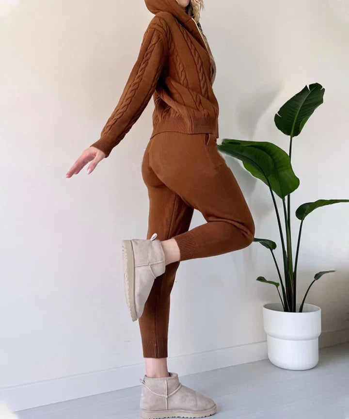 Pip™ | Tweedelige gebreide jacquard set