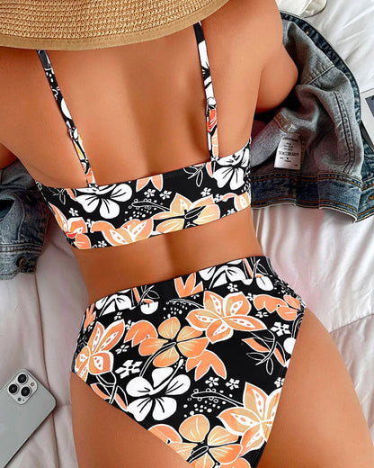 Astra™ | Bikini met bloemmotief